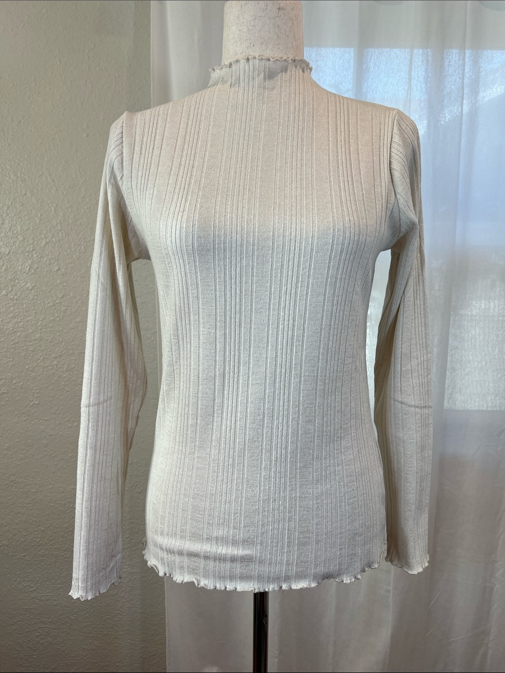 B.young BYSMIRNA Long Sleeve Top. Size M. NWT
